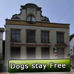 3-star hotel located in a beautiful city mansion, close to the old shopping area of the city Groningen, where you can find plenty of cafés, restaurants and bars. Dispose with 3 restaurants, which offers different cuisine. All rooms dispose with private bathroom, free wifi internet is available in entire hotel. Excellent buffet breakfast with home made fresh bread and rolls for 16,25 EUR available. Private parking is possible at a location nearby and costs EUR 18 per day. 66,2 km European Dog Show 2011, located only 128 € EUR.